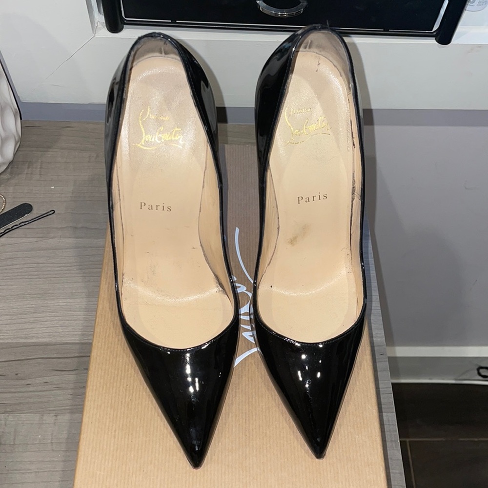 christian louboutin so kate 120 patent pump